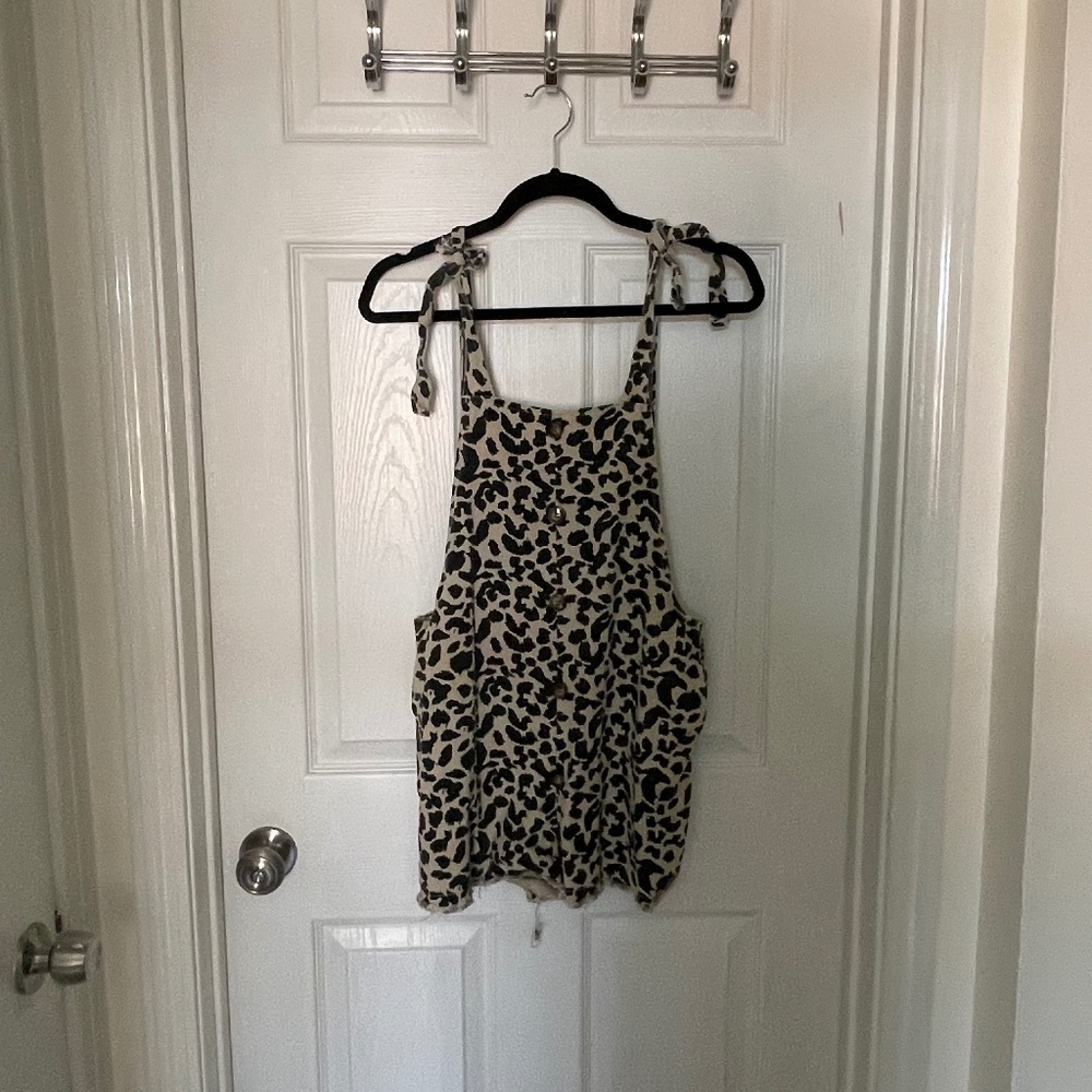 Animal Print Romper